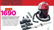 Genesis 1600W Water Filtration Vacuum Cleaner Hydrovac Plus