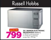 Russell Hobbs 20Ltr Mirror Electronic Microwave Oven RHEM21L