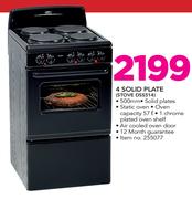 Defy 500mm 4 Solid Plate Stove DSS514