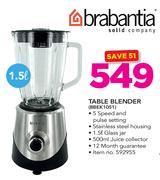 Brabantia 1.5Ltr Table Blender BBEK1051