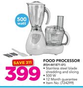 Logik 500W Food Processor RSH-441871-01