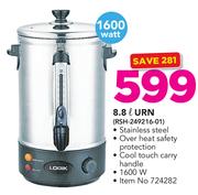 Logik 8.8Ltr Urn RSH-249216-01