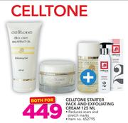 Celltone Starter Pack And Exfoliating Cream 145ml-For Both