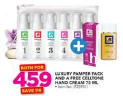 Celltone Luxury Pamper Pack And A Free Celltone Hand Cream 75ml-For Both
