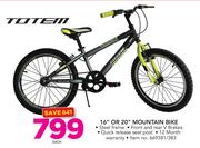 Totem 16" Or 20" Mountain Bike-Each