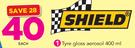 Shield Tyre Gloss Aerosol-400ml