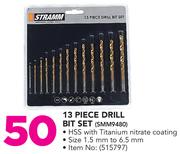 Stramm 13 Piece Drill Bit Set SMM9480