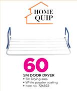 Home Quip 5m Door Dryer(White Powder Coated)