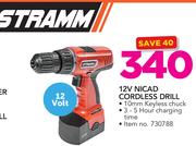 Stramm 12V NICAD Cordless Drill