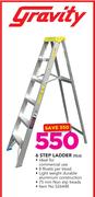 Gravity 6 Step Ladder ISL6 With 75mm Non Slip Treads