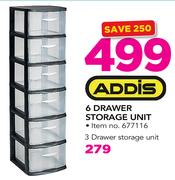 Addis 3 Drawer Storage Unit