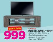Flores Entertainment Unit 41x139x35cm Excluding Accessories