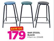 Bar Stool Black