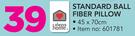 Always Home Standard Ball Fiber Pillow 45x70cm