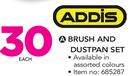 Addis Brush And Dustpan Set-Each