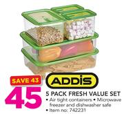 Addis 5 Pack Fresh Value Set