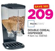 Mainstays Double Cereal Dispenser