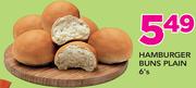 Hamburger Buns Plain-6's Pack