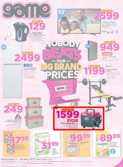 Game Lesotho : Nobody Beats Our Big Brand Prices (11 May - 24 May 2017), page 1