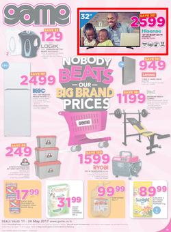 Game Lesotho : Nobody Beats Our Big Brand Prices (11 May - 24 May 2017), page 1