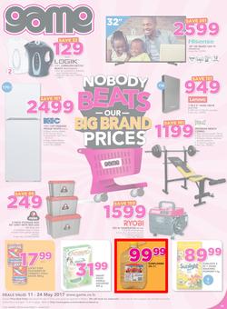 Game Lesotho : Nobody Beats Our Big Brand Prices (11 May - 24 May 2017), page 1