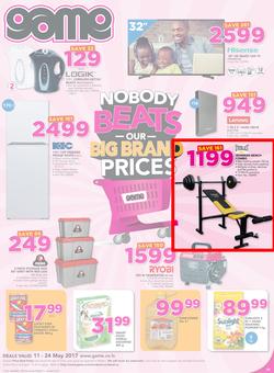 Game Lesotho : Nobody Beats Our Big Brand Prices (11 May - 24 May 2017), page 1