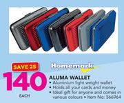 Home Mark Aluma Wallet-Each