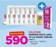 Celltone Pamper Pack And 75ml Hand Cream-Both For