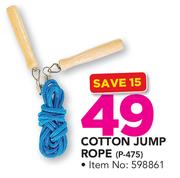 Trojan Cotton Jump Rope P-475