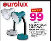 Eurolux Student Desk Lamp Cool Grey Or Teal-Each