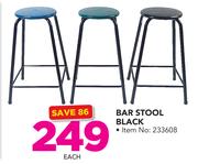 Bar Stool Black-Each
