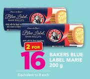 Bakers Blue Label Marie-2 x 200g
