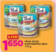 Peak Gold Evaporated Milk-6 x 170g