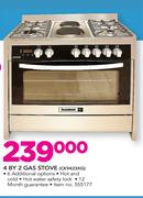 Scanfrost 4 By 2 Gas Stove CK9423XG