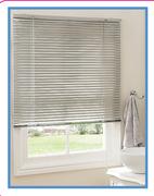 Decorland Ready Made 25MM Aluminium Venetian Blinds Silver-1200 W x 1600 H mm