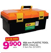 Black & Decker 486mm Plastic Tool Box 19INCH 48