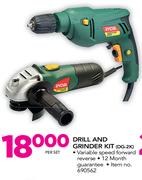 Ryobi Drill & Grinder Kit DG-2K-Per Set
