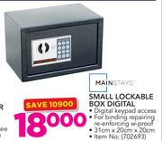 Mainstays Small Lockable Box Digital