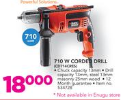 Black & Decker 710W Corded Drill CD714CRES
