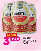 Amstel Malta Can-24 x 33cl