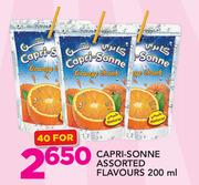 Capri Sonne Assorted Flavours-40 x 200ml