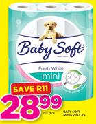 Baby Soft Minis 2Ply-9's Per Pack