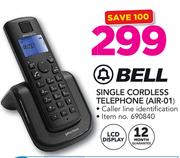 Bell Single Cordless Telephone AIR-01