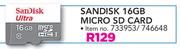 Sandisk 15GB Micro SD Card