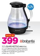 Brabantia 1.7Ltr Glass Kettle (BBEK1016)