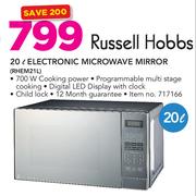 Russell Hobbs 20Ltr Electronic Microwave Mirror RHEM21L
