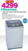 Hisense 13Kg Top Load Washing Machine WTX1302S