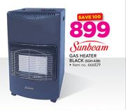 Sunbeam Gas Heater Black SGD-42B