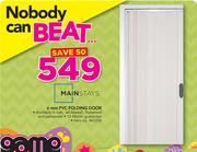 Mainstays 6mm PVC Folding Door