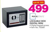 Mainstays Lockable Box Digital Mini